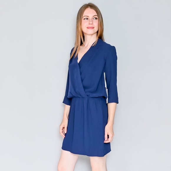 AMANDA UPRICHARD Venus Surplice Mini Dress NWT Medium - Picture 6 of 7